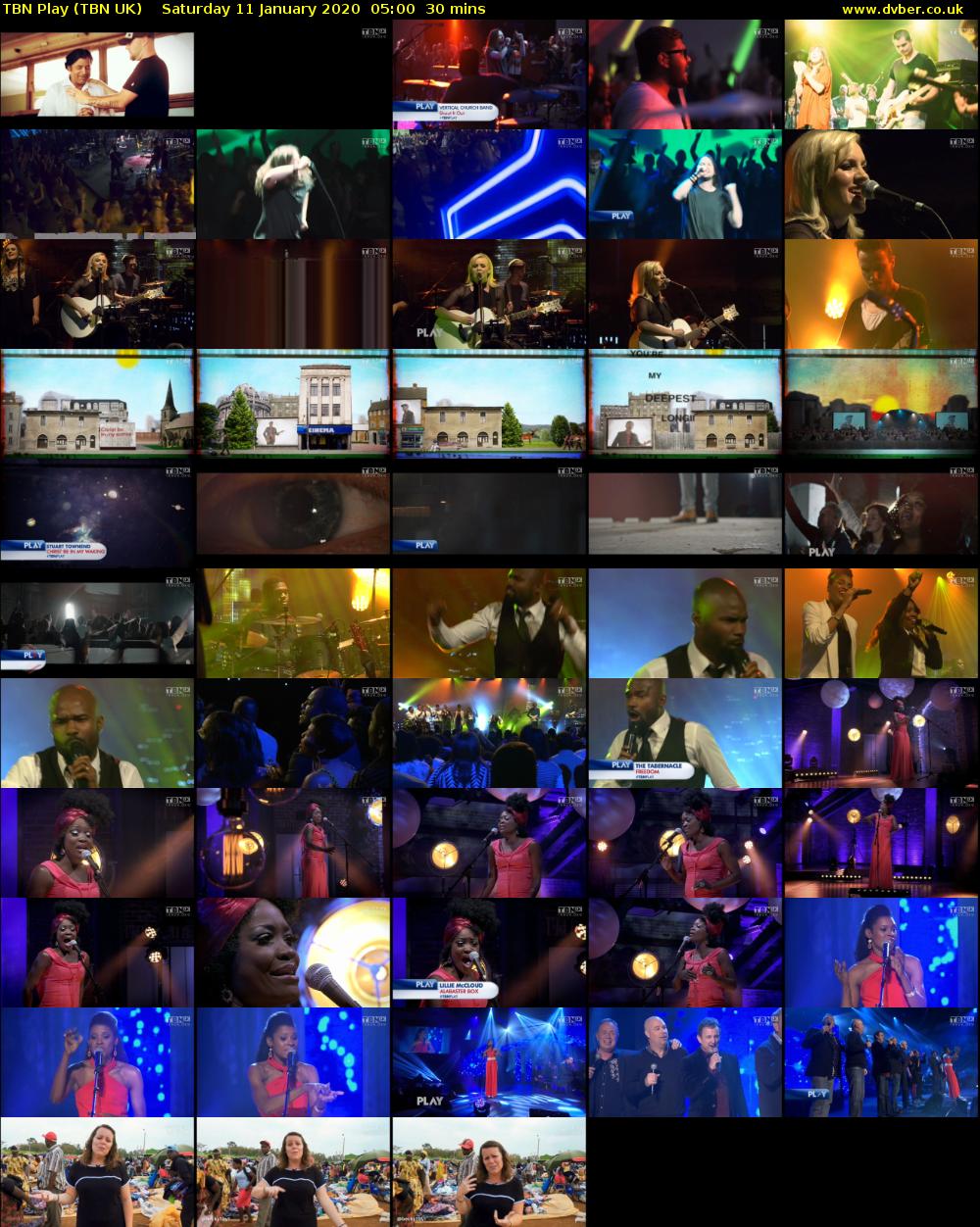 TBN Play (TBN UK) Saturday 11 January 2020 05:00 - 05:30