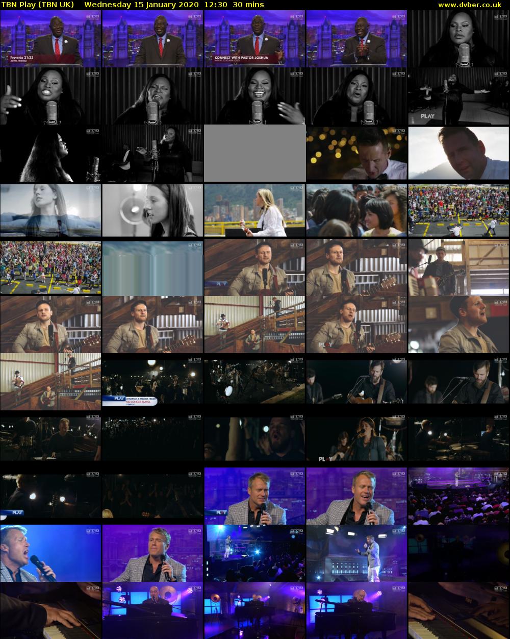 TBN Play (TBN UK) Wednesday 15 January 2020 12:30 - 13:00
