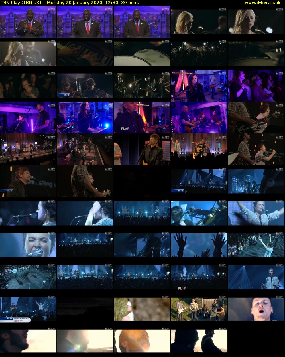 TBN Play (TBN UK) Monday 20 January 2020 12:30 - 13:00