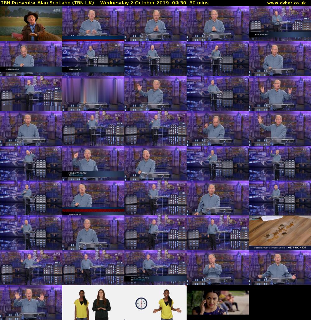 TBN Presents: Alan Scotland (TBN UK) Wednesday 2 October 2019 04:30 - 05:00