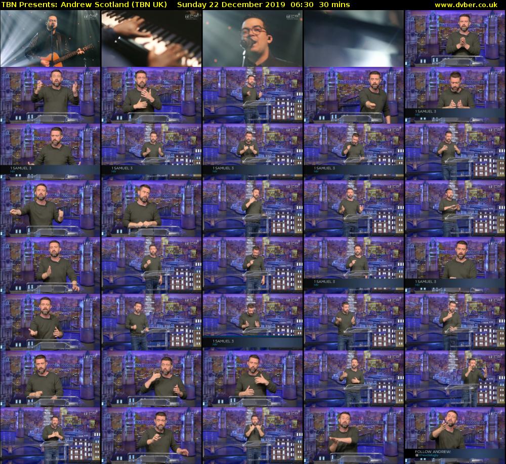 TBN Presents: Andrew Scotland (TBN UK) Sunday 22 December 2019 06:30 - 07:00