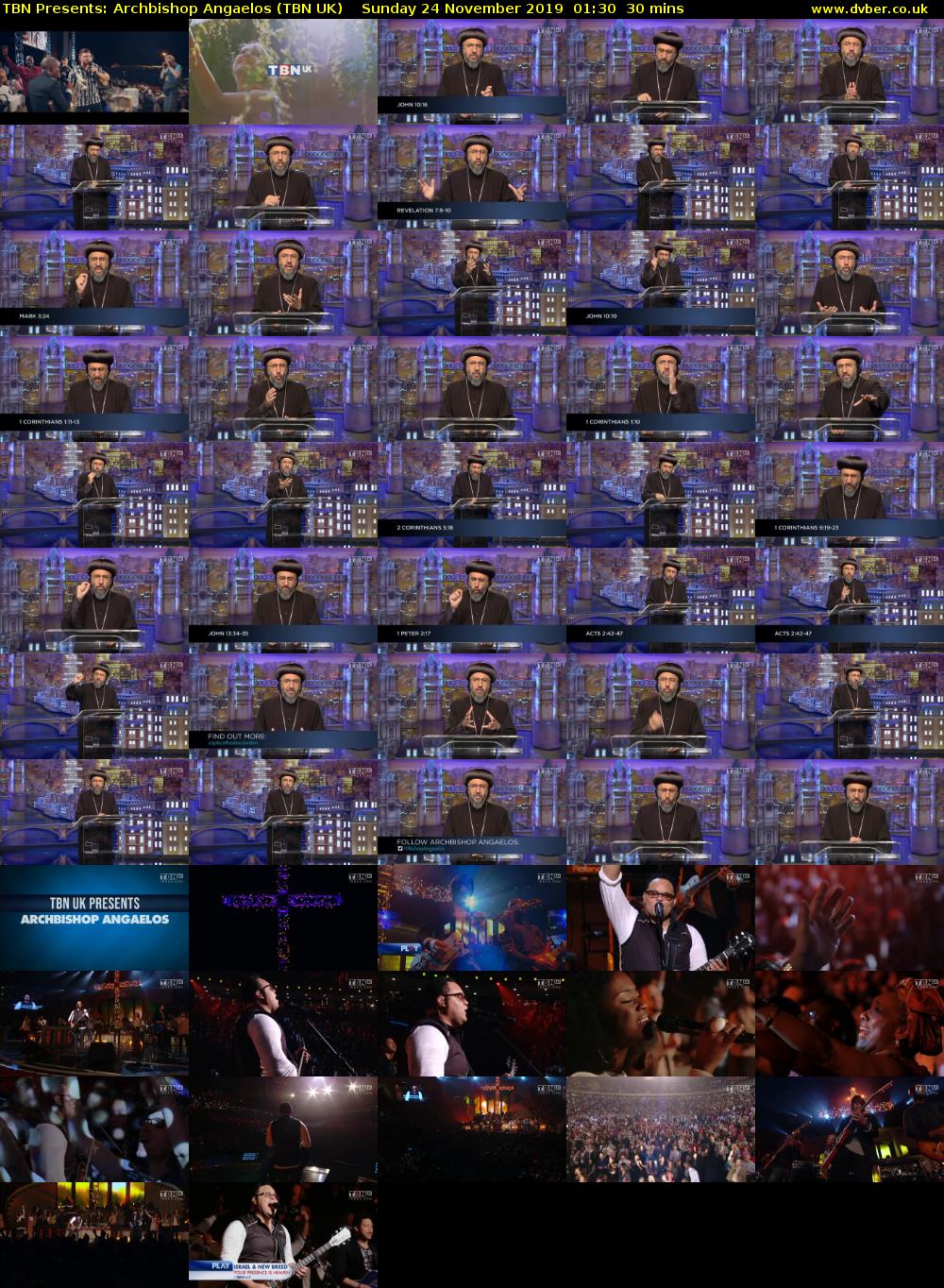 TBN Presents: Archbishop Angaelos (TBN UK) Sunday 24 November 2019 01:30 - 02:00