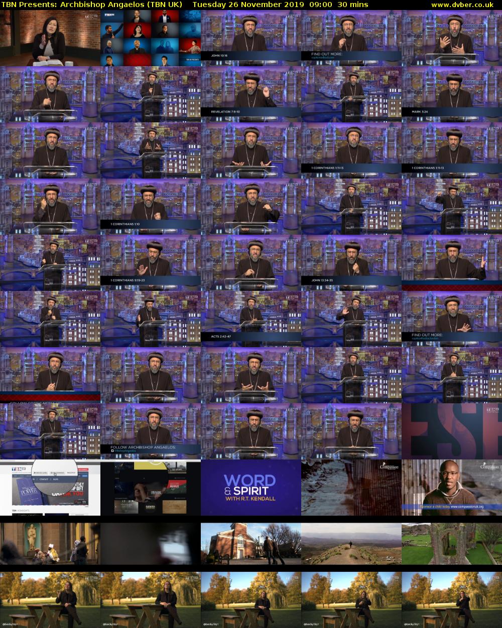 TBN Presents: Archbishop Angaelos (TBN UK) Tuesday 26 November 2019 09:00 - 09:30