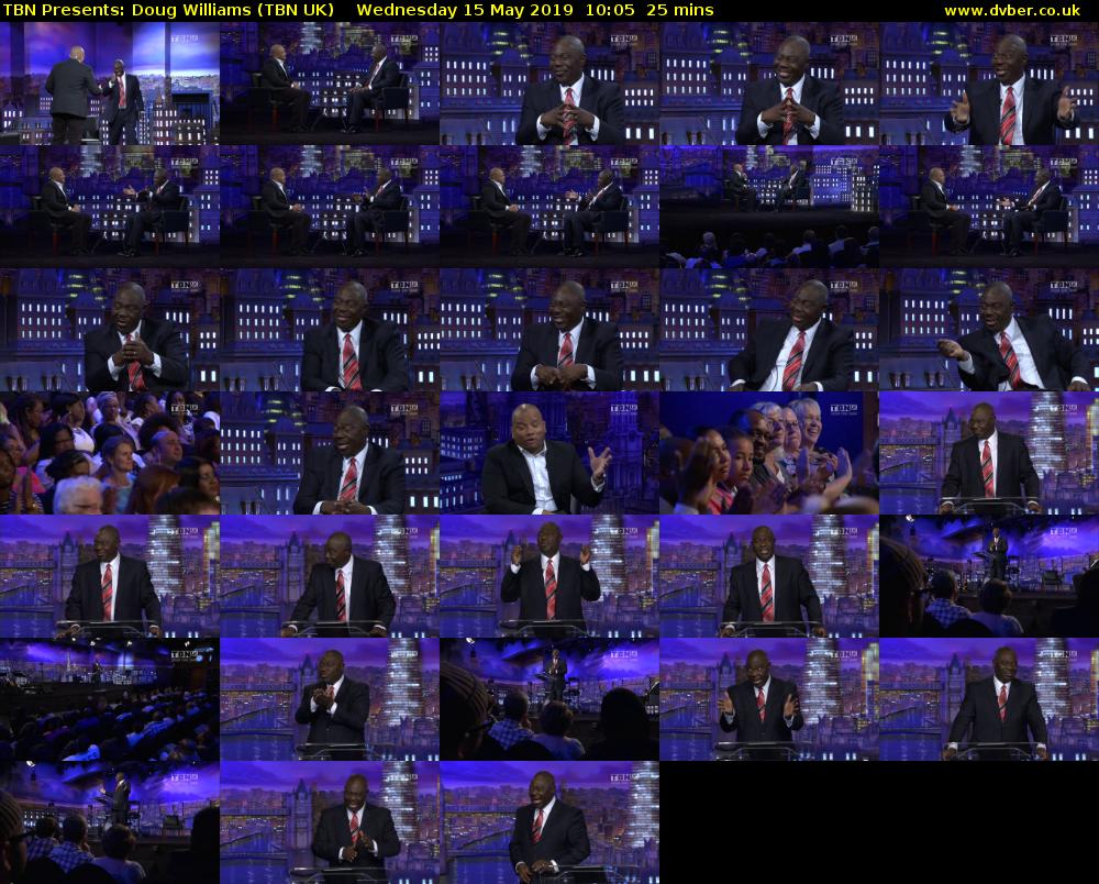 TBN Presents: Doug Williams (TBN UK) Wednesday 15 May 2019 10:05 - 10:30