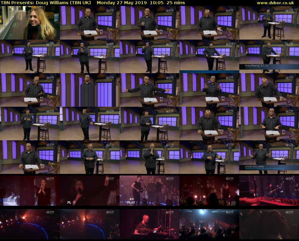 TBN Presents: Doug Williams (TBN UK) Monday 27 May 2019 10:05 - 10:30