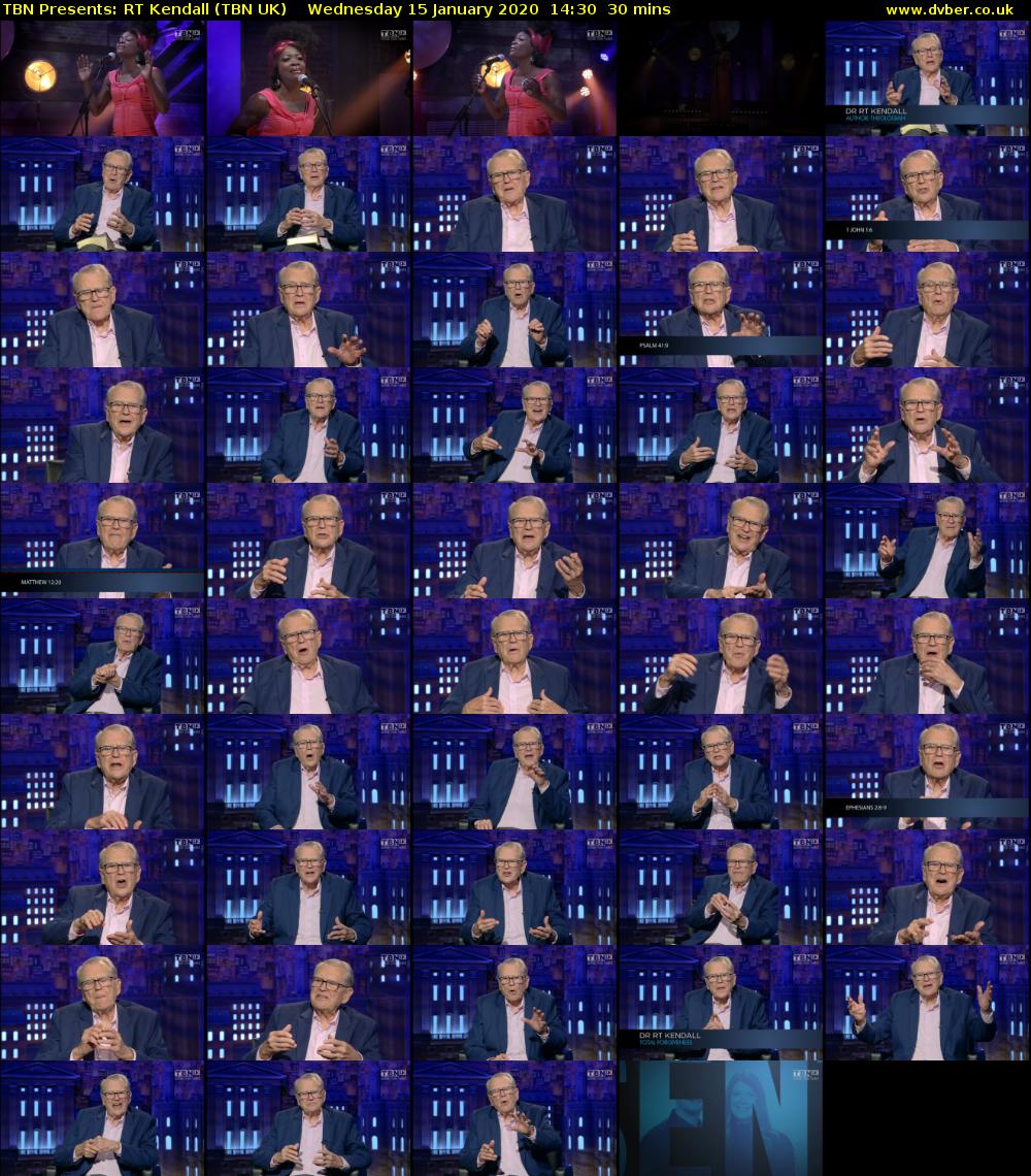 TBN Presents: RT Kendall (TBN UK) Wednesday 15 January 2020 14:30 - 15:00