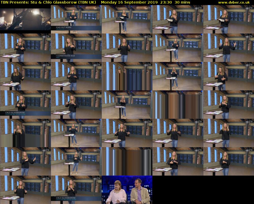 TBN Presents: Stu & Chlo Glassborow (TBN UK) Monday 16 September 2019 23:30 - 00:00