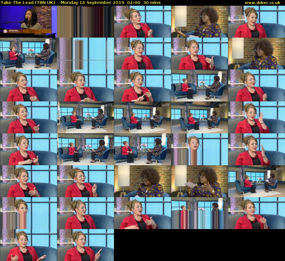 Take The Lead (TBN UK) Monday 16 September 2019 02:00 - 02:30