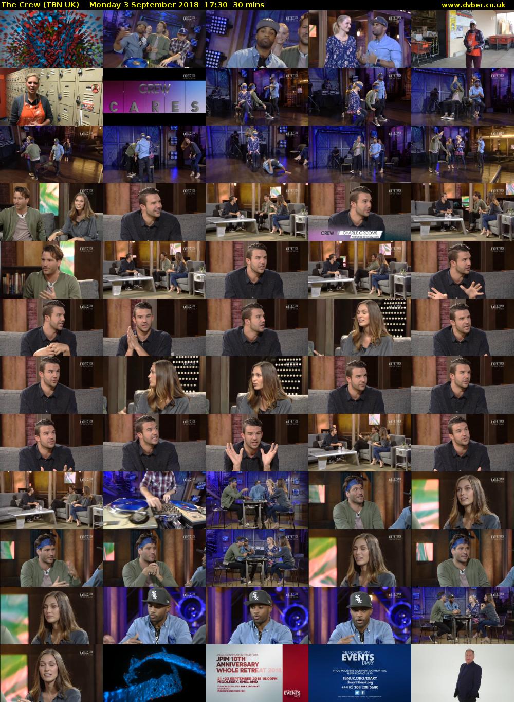 The Crew (TBN UK) Monday 3 September 2018 17:30 - 18:00