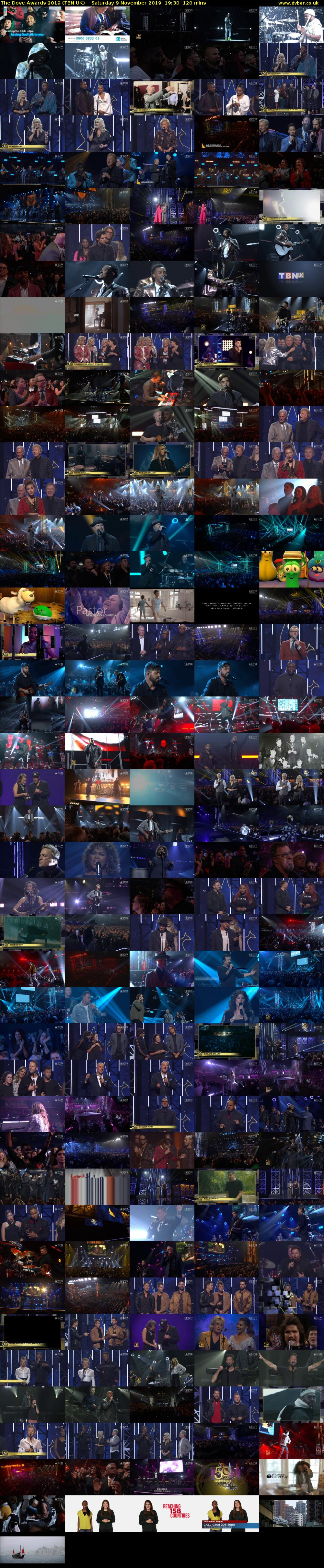 The Dove Awards 2019 (TBN UK) Saturday 9 November 2019 19:30 - 21:30