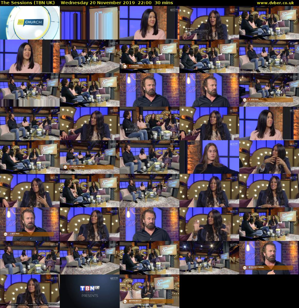 The Sessions (TBN UK) Wednesday 20 November 2019 22:00 - 22:30