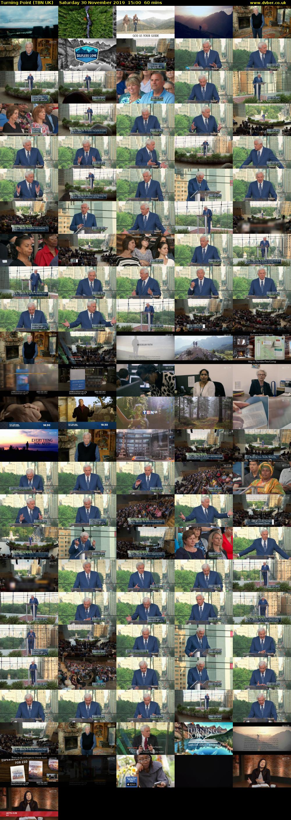 Turning Point (TBN UK) Saturday 30 November 2019 15:00 - 16:00