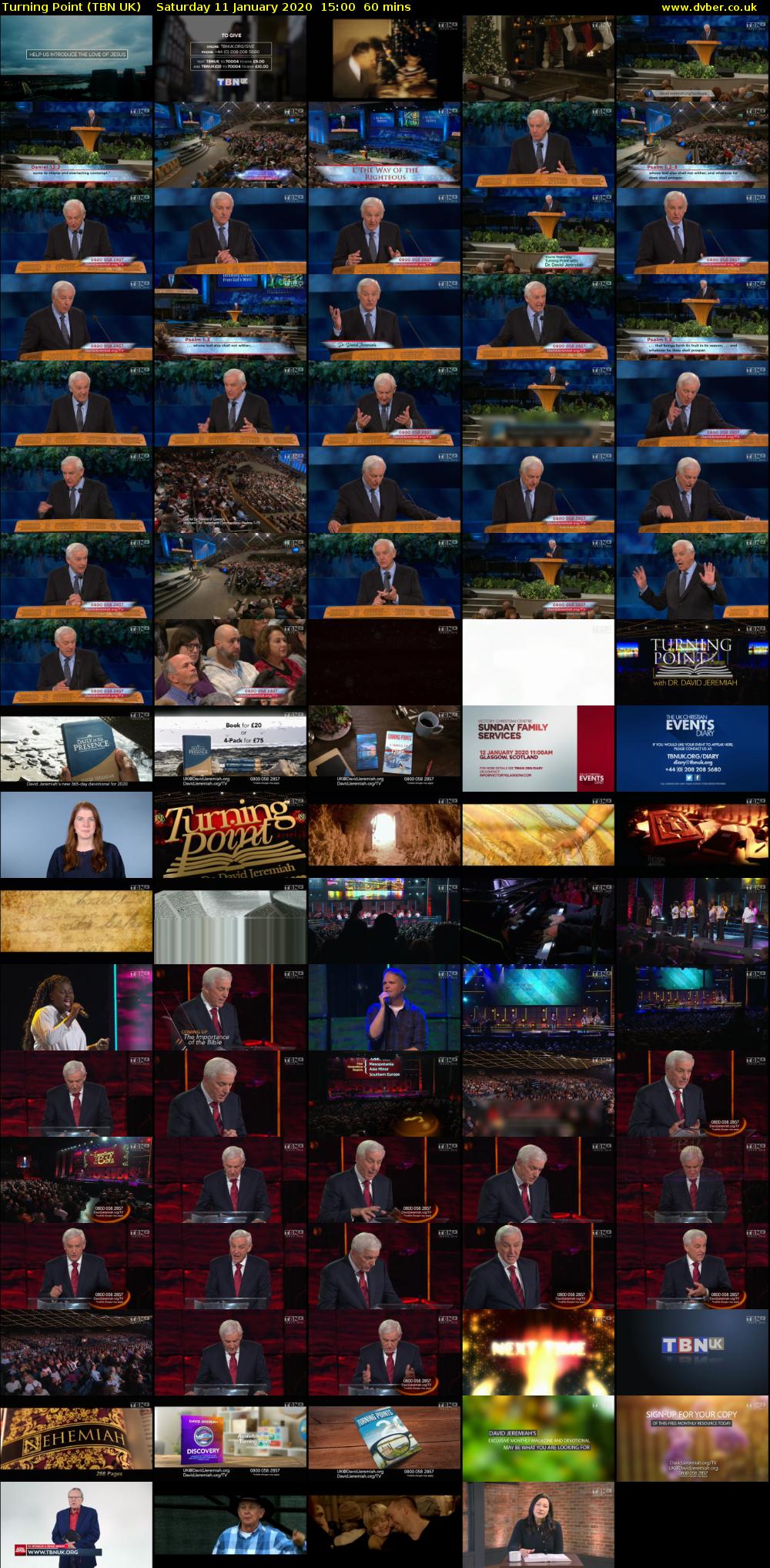 Turning Point (TBN UK) Saturday 11 January 2020 15:00 - 16:00