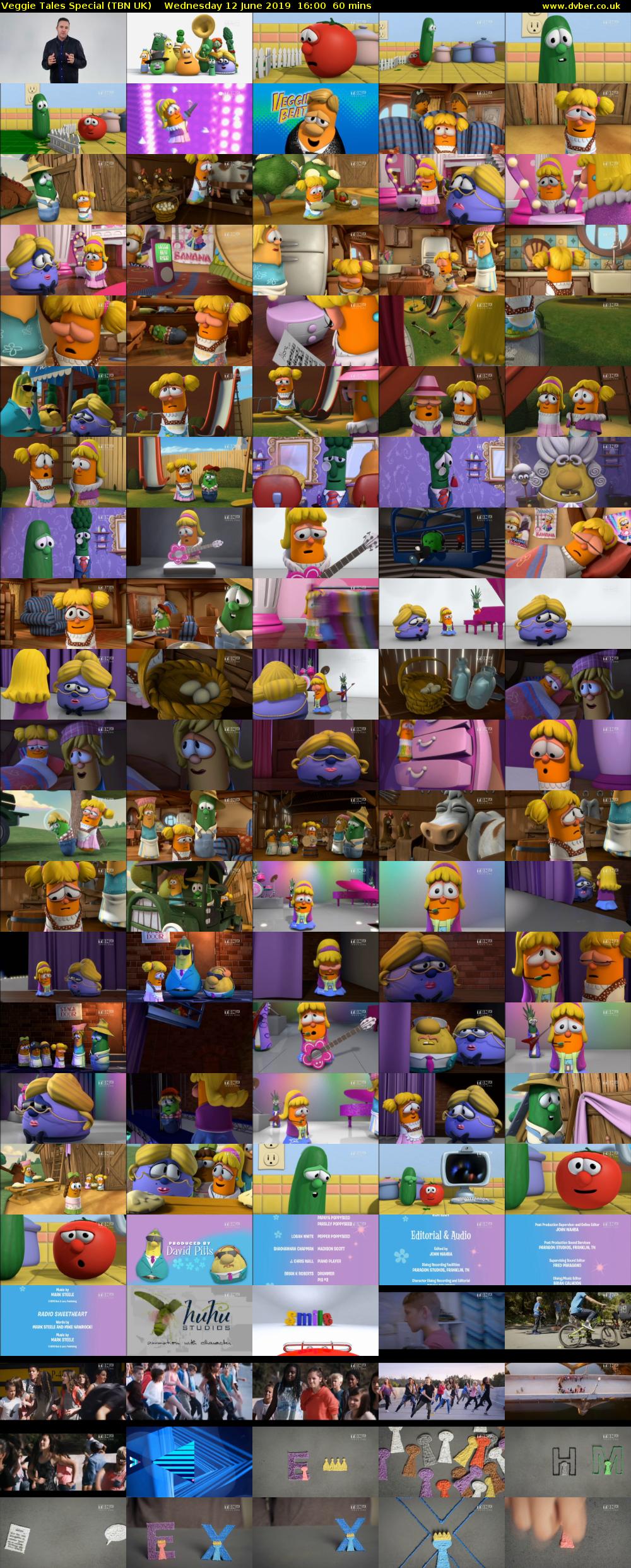 Veggie Tales Special (TBN UK) Wednesday 12 June 2019 16:00 - 17:00