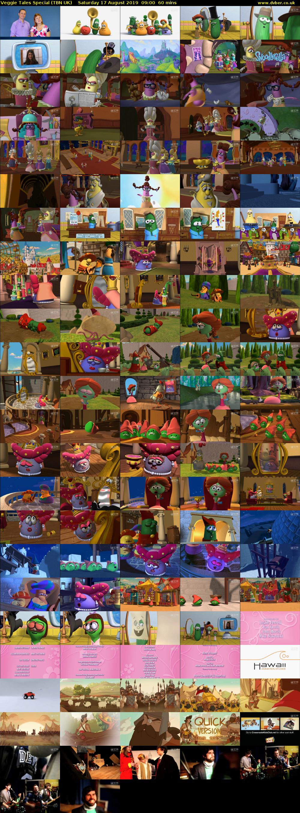 Veggie Tales Special (TBN UK) Saturday 17 August 2019 09:00 - 10:00