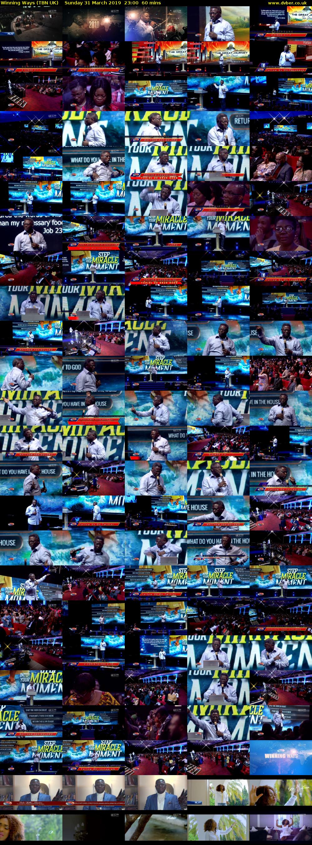 Winning Ways (TBN UK) Sunday 31 March 2019 23:00 - 00:00