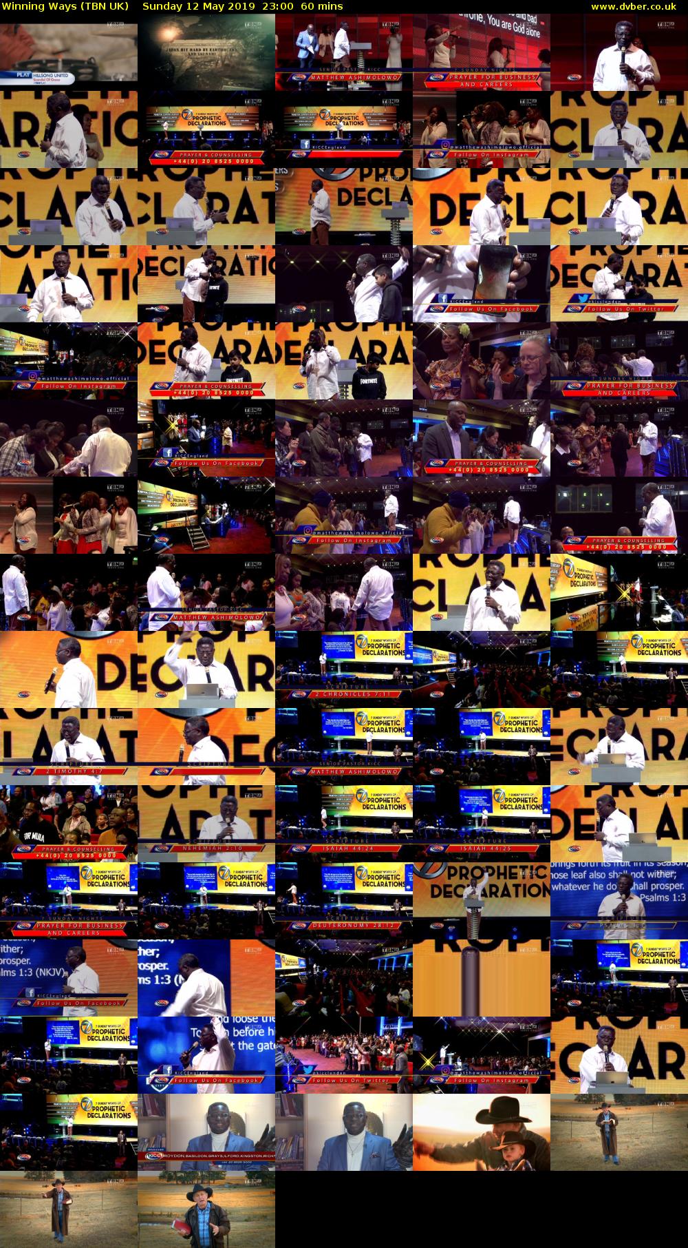 Winning Ways (TBN UK) Sunday 12 May 2019 23:00 - 00:00
