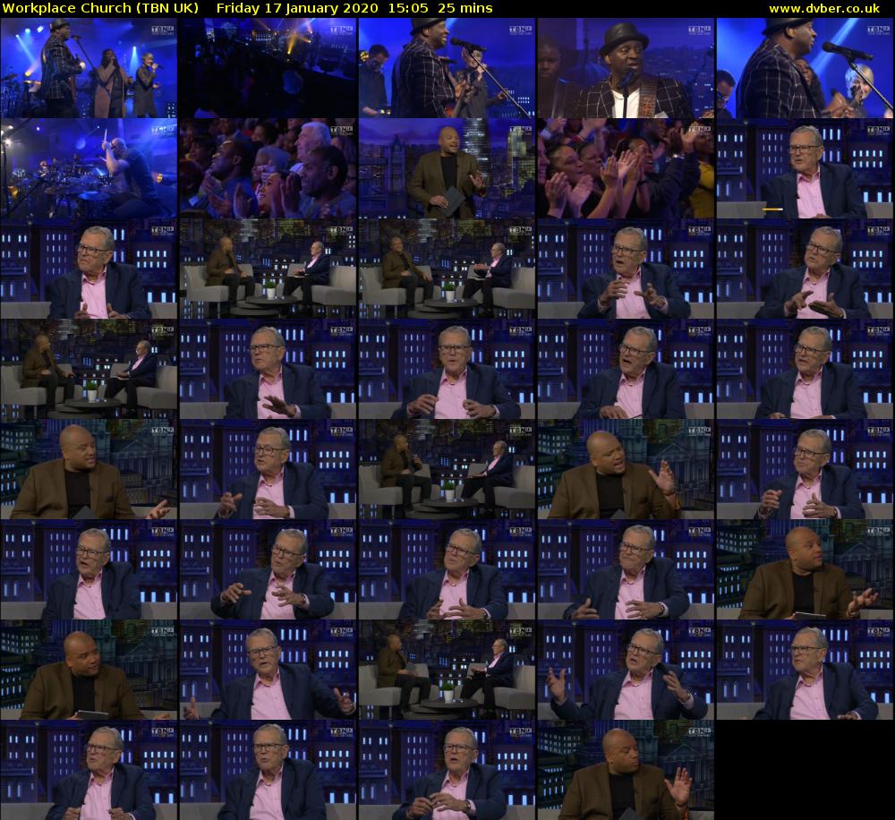 Workplace Church (TBN UK) Friday 17 January 2020 15:05 - 15:30
