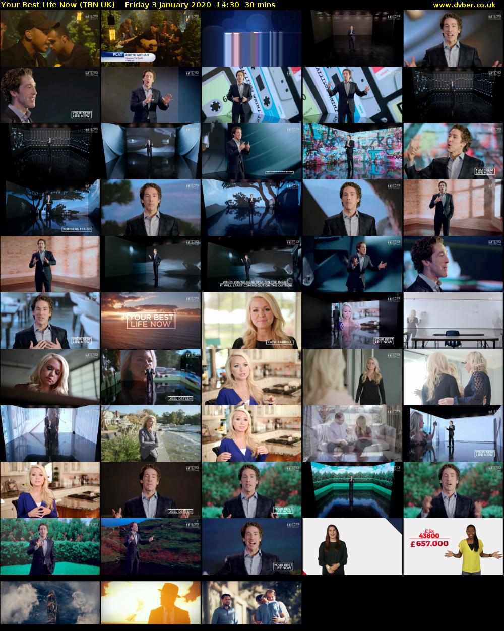 Your Best Life Now (TBN UK) Friday 3 January 2020 14:30 - 15:00