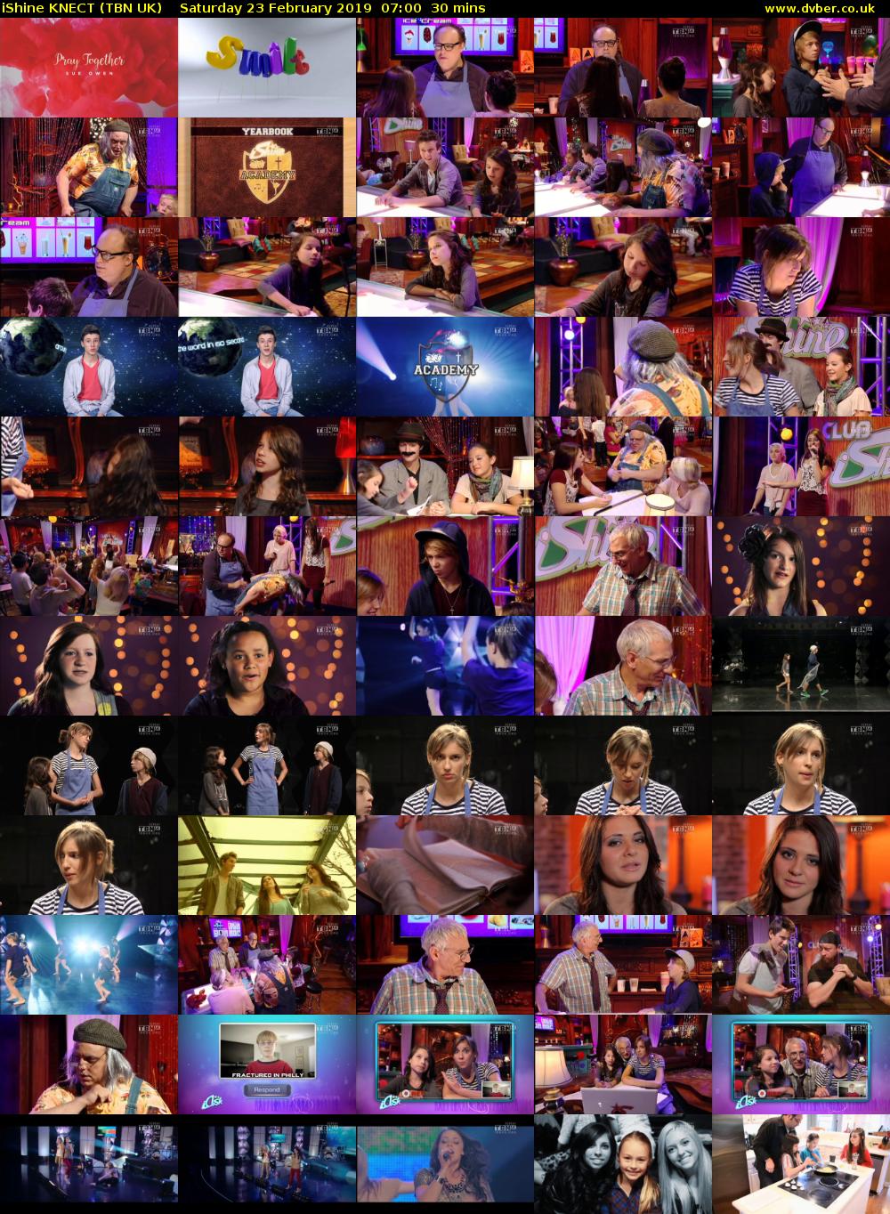 iShine KNECT (TBN UK) Saturday 23 February 2019 07:00 - 07:30