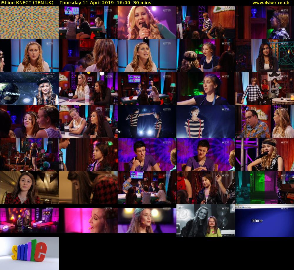 iShine KNECT (TBN UK) Thursday 11 April 2019 16:00 - 16:30