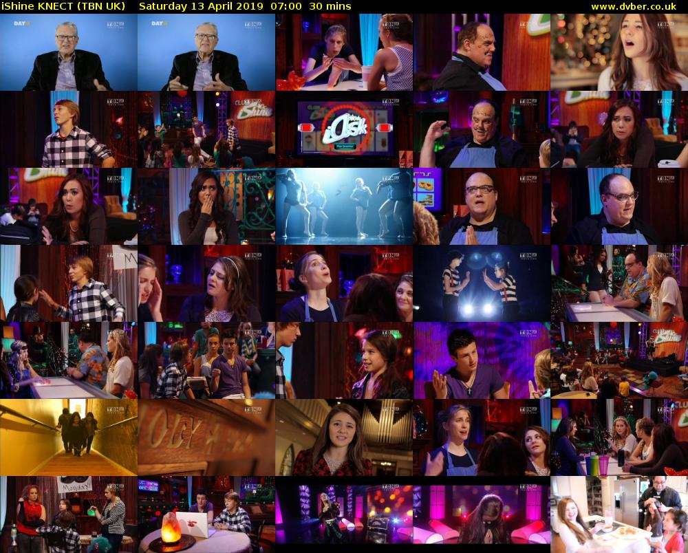 iShine KNECT (TBN UK) Saturday 13 April 2019 07:00 - 07:30