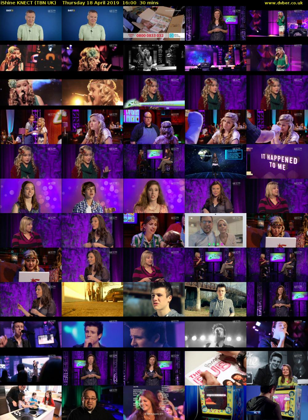 iShine KNECT (TBN UK) Thursday 18 April 2019 16:00 - 16:30