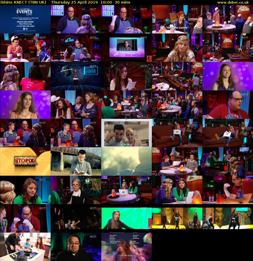 iShine KNECT (TBN UK) Thursday 25 April 2019 16:00 - 16:30