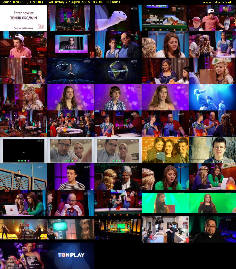 iShine KNECT (TBN UK) Saturday 27 April 2019 07:00 - 07:30