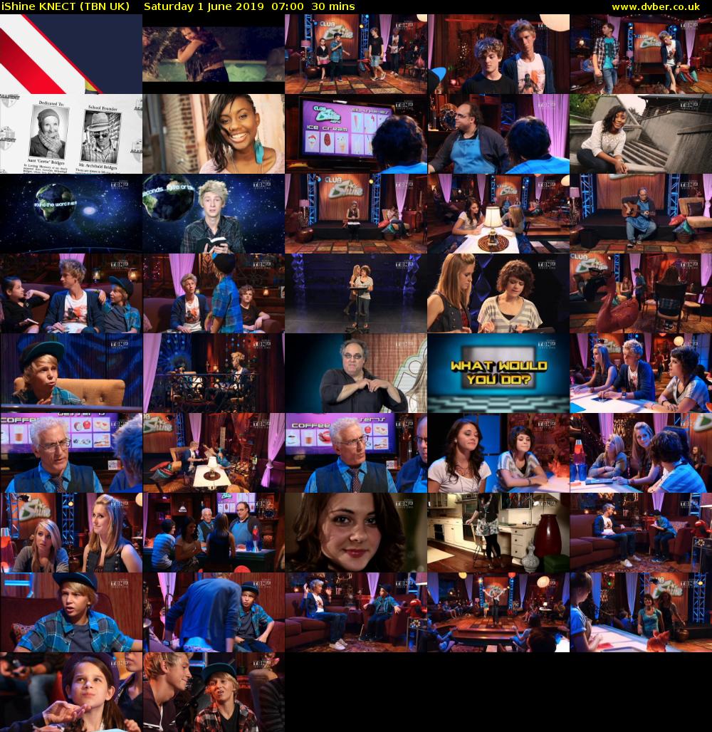 iShine KNECT (TBN UK) Saturday 1 June 2019 07:00 - 07:30