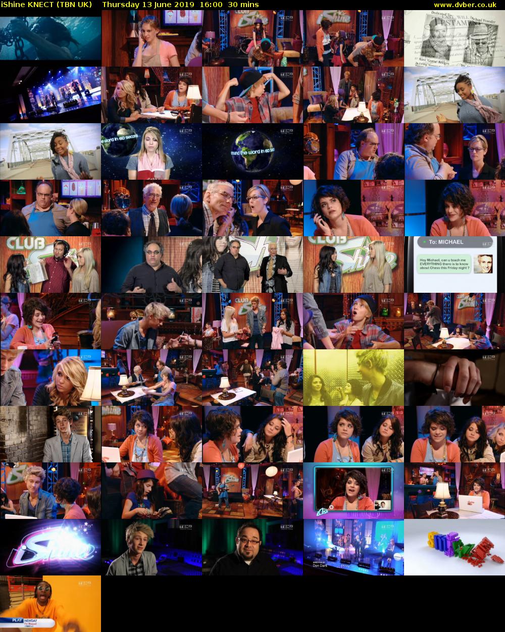 iShine KNECT (TBN UK) Thursday 13 June 2019 16:00 - 16:30