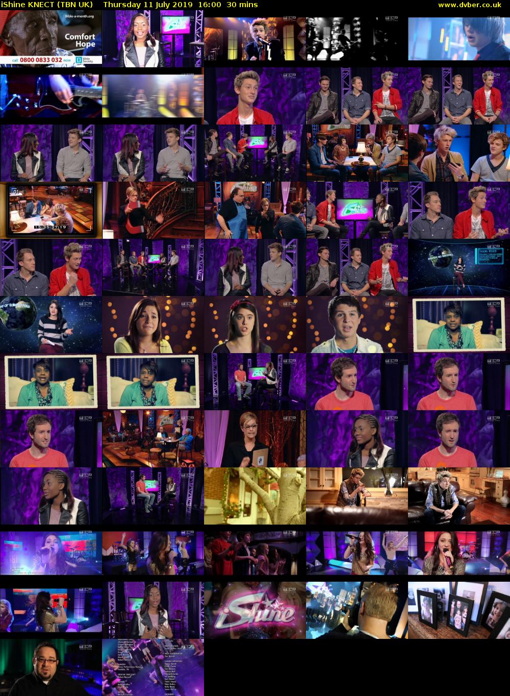 iShine KNECT (TBN UK) Thursday 11 July 2019 16:00 - 16:30