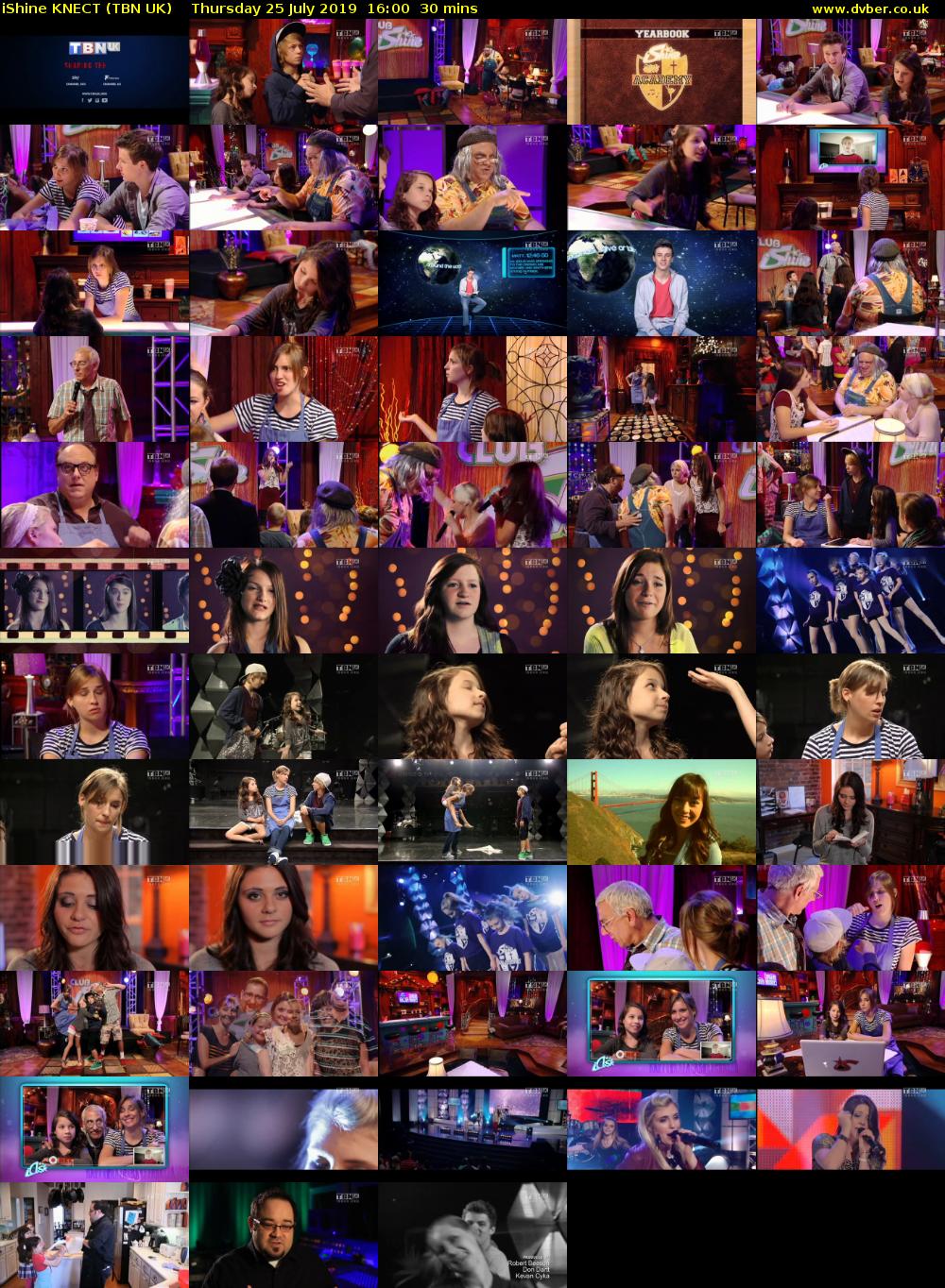 iShine KNECT (TBN UK) Thursday 25 July 2019 16:00 - 16:30