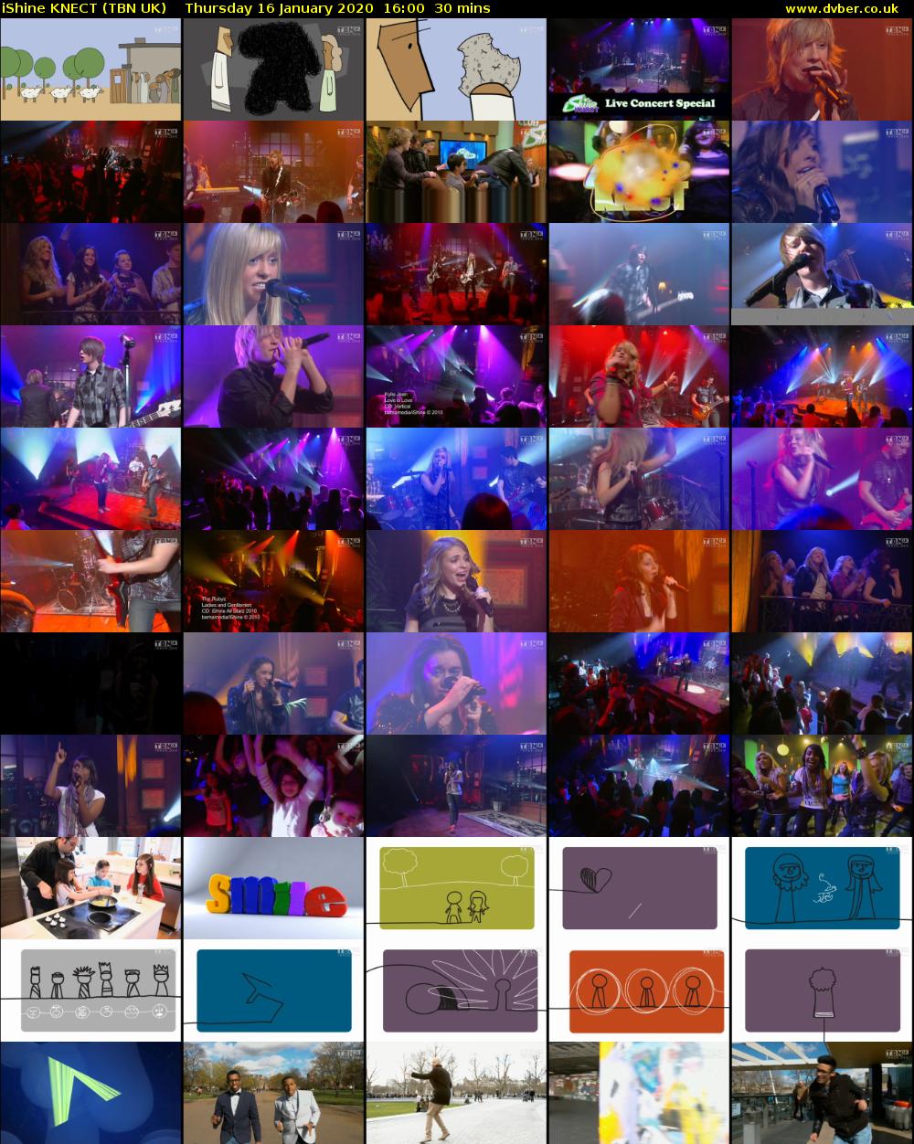 iShine KNECT (TBN UK) Thursday 16 January 2020 16:00 - 16:30