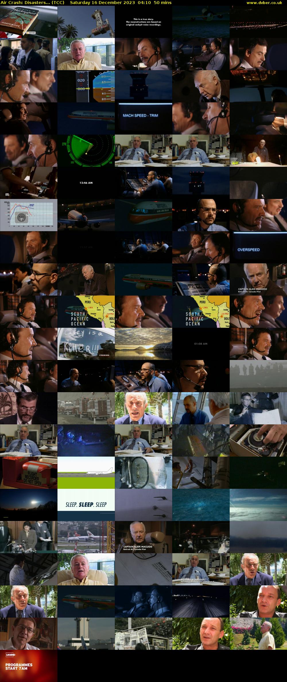 Air Crash: Disasters... (TCC) Saturday 16 December 2023 04:10 - 05:00