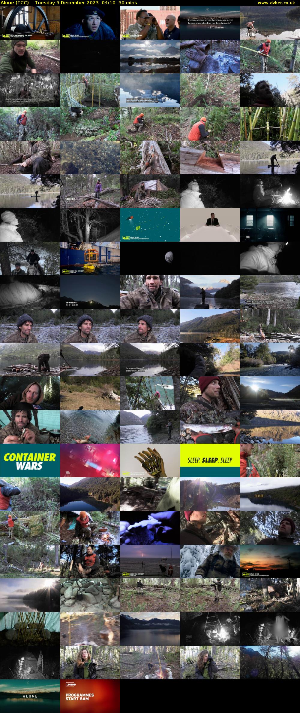 Alone (TCC) Tuesday 5 December 2023 04:10 - 05:00