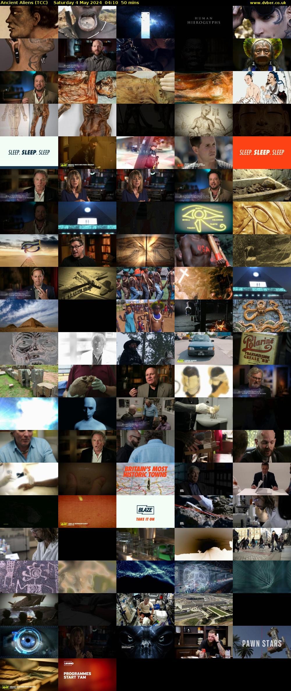 Ancient Aliens (TCC) Saturday 4 May 2024 04:10 - 05:00