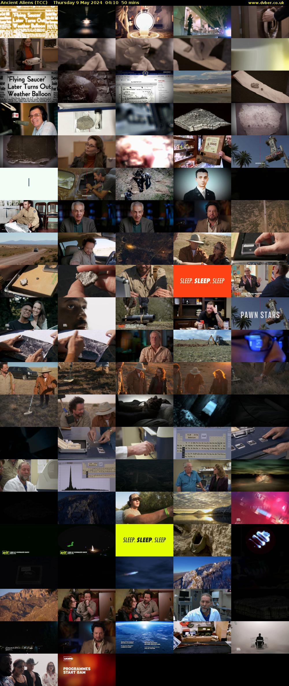 Ancient Aliens (TCC) Thursday 9 May 2024 04:10 - 05:00