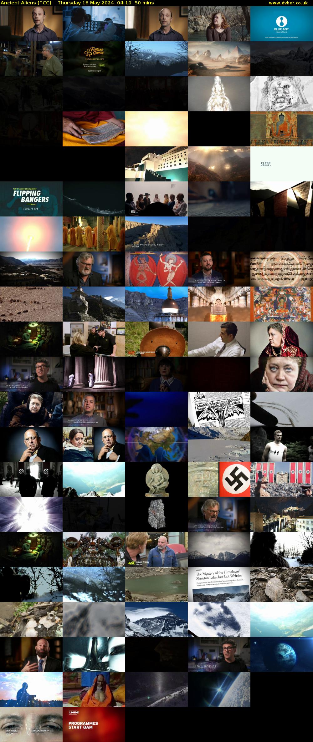 Ancient Aliens (TCC) Thursday 16 May 2024 04:10 - 05:00