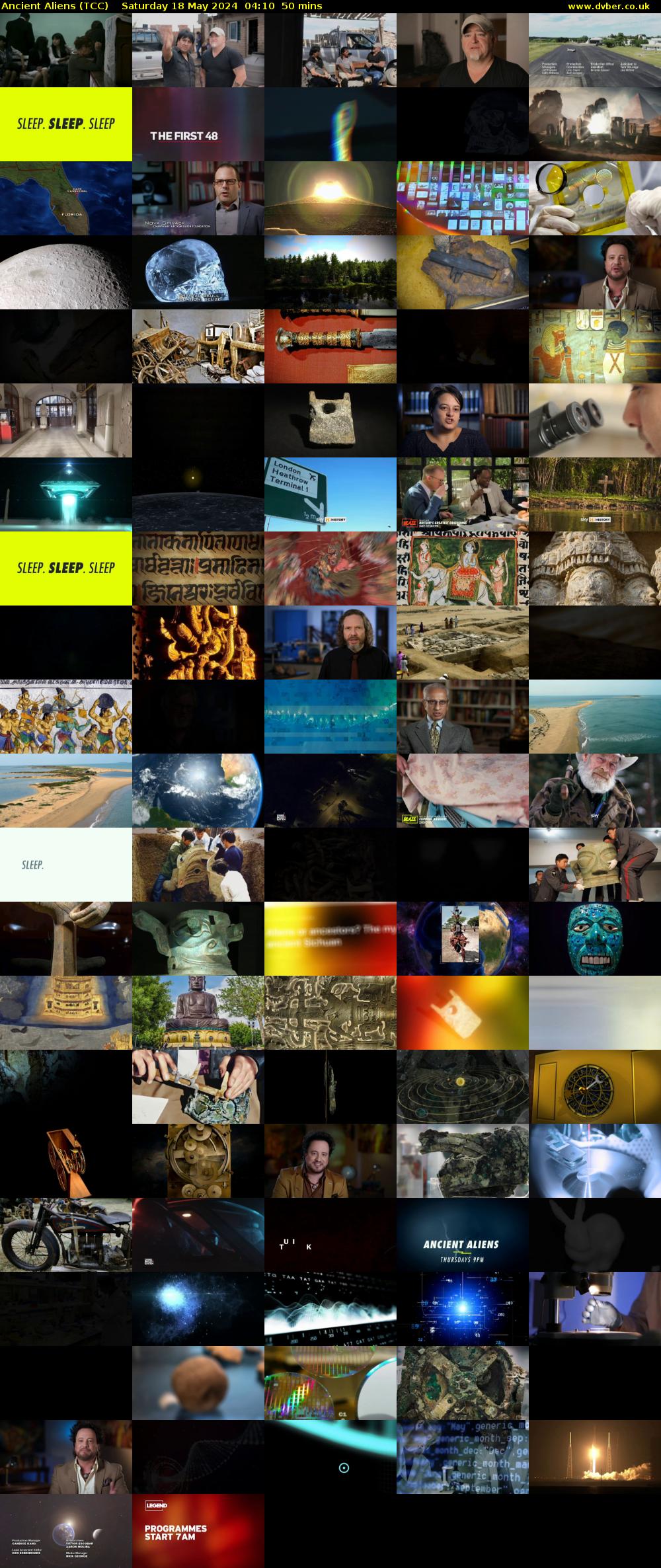 Ancient Aliens (TCC) Saturday 18 May 2024 04:10 - 05:00