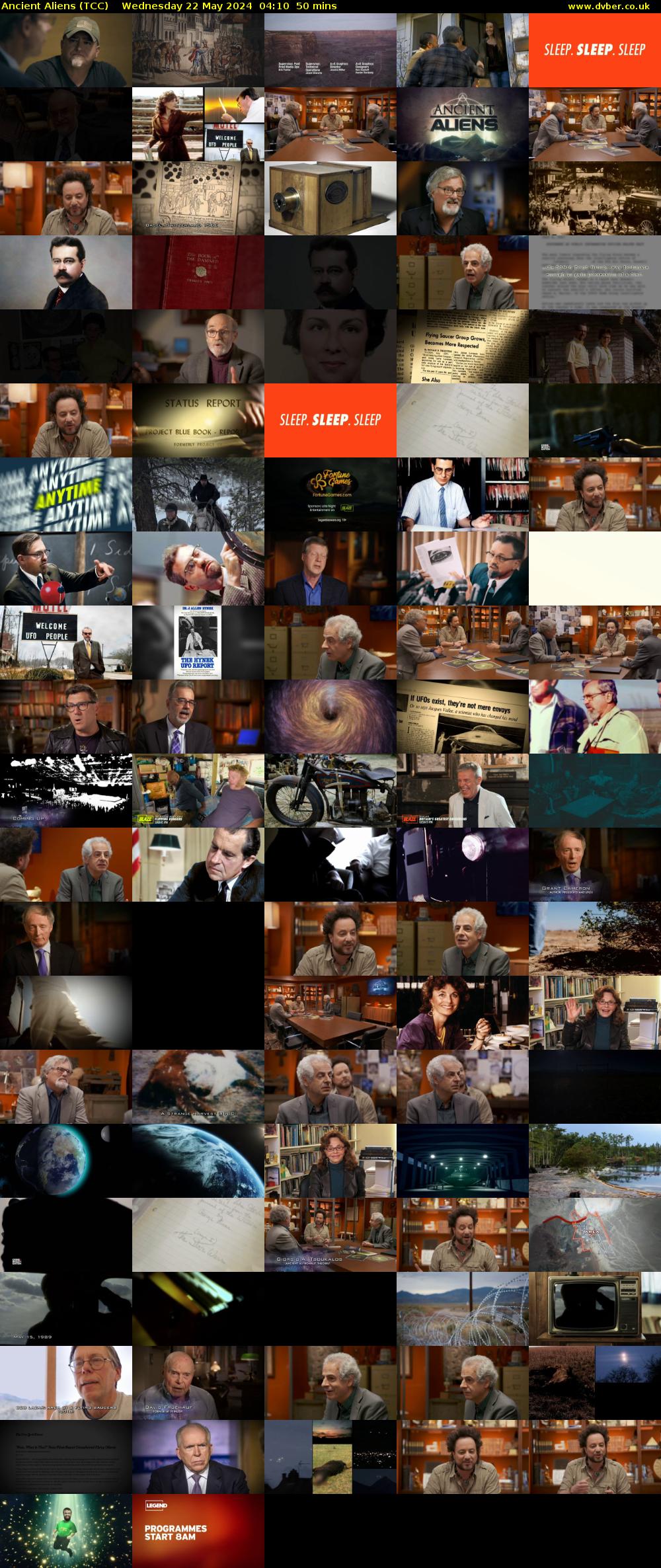 Ancient Aliens (TCC) Wednesday 22 May 2024 04:10 - 05:00