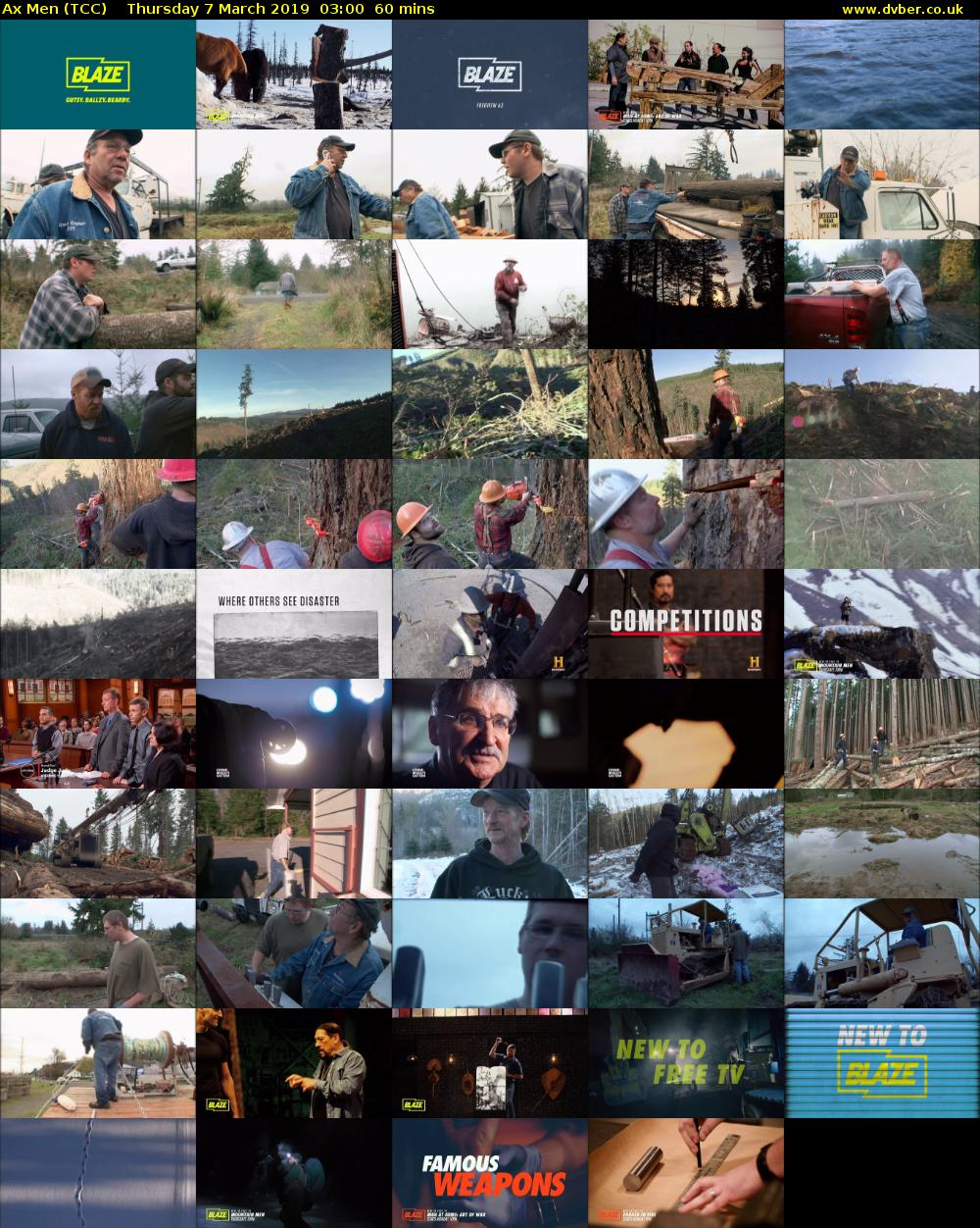 Ax Men (TCC) Thursday 7 March 2019 03:00 - 04:00