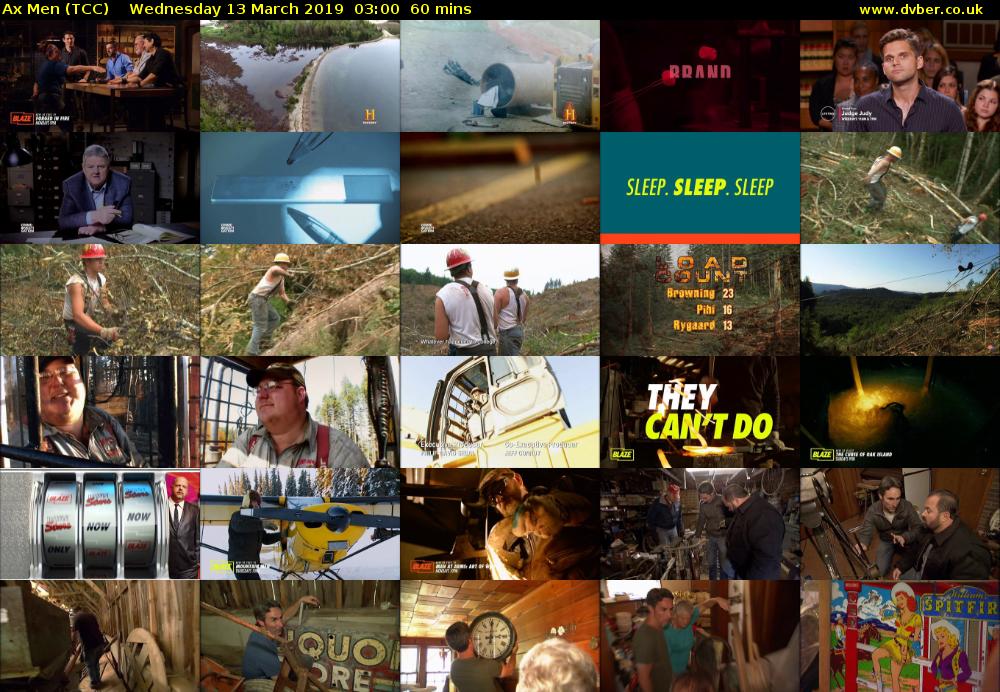 Ax Men (TCC) Wednesday 13 March 2019 03:00 - 04:00