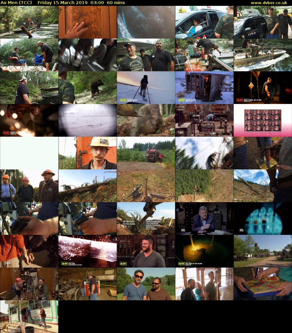 Ax Men (TCC) Friday 15 March 2019 03:00 - 04:00