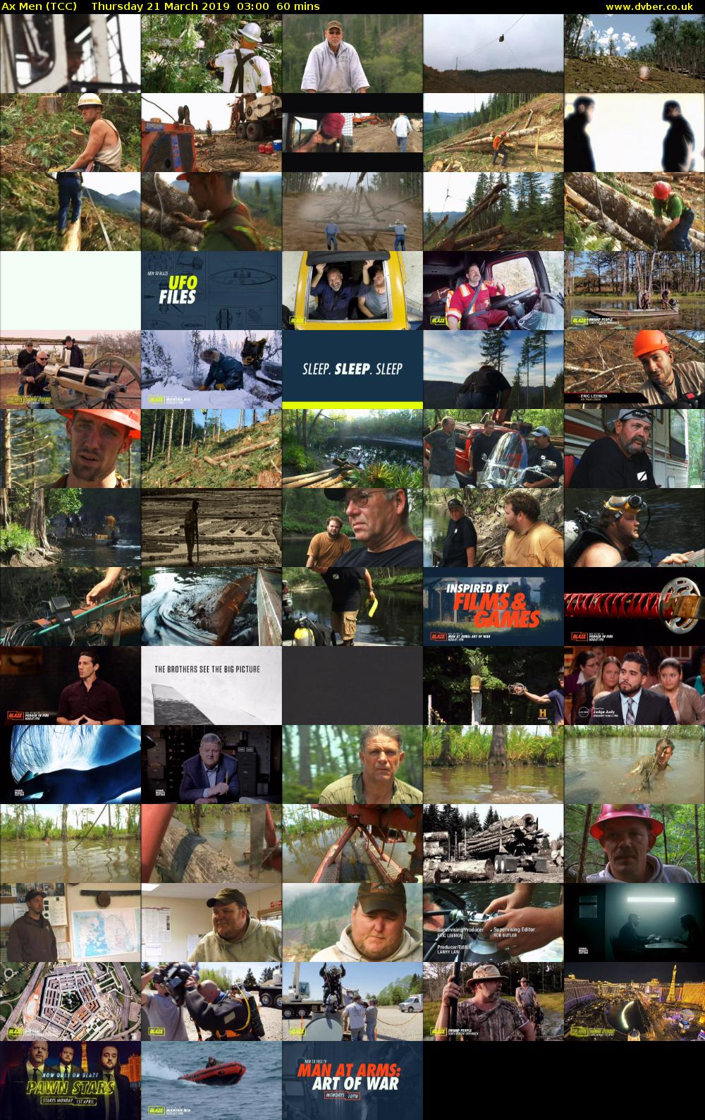 Ax Men (TCC) Thursday 21 March 2019 03:00 - 04:00