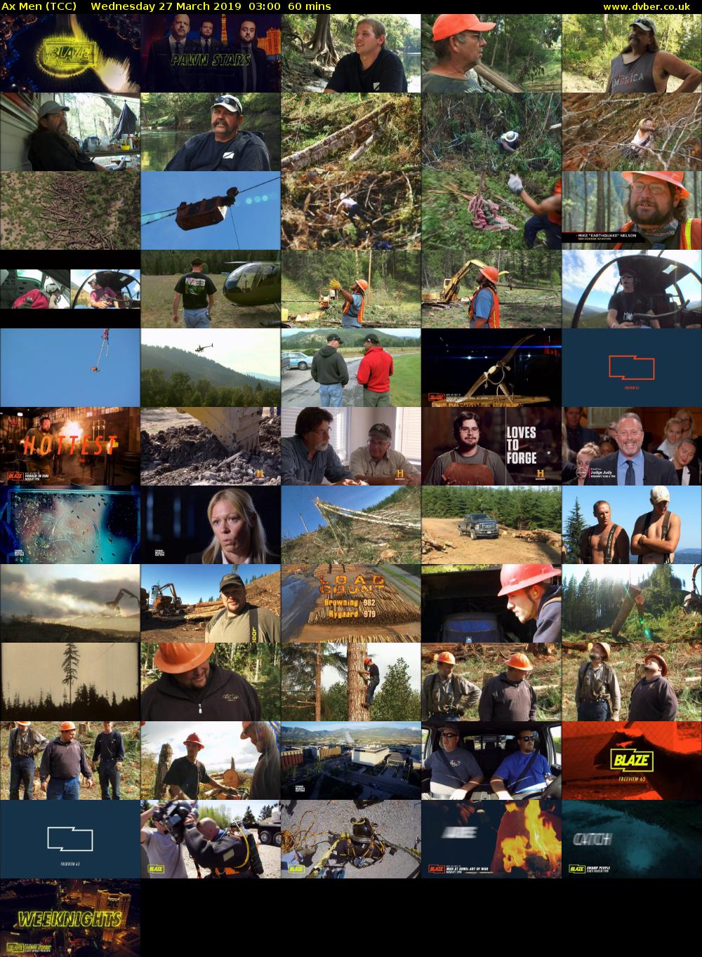 Ax Men (TCC) Wednesday 27 March 2019 03:00 - 04:00