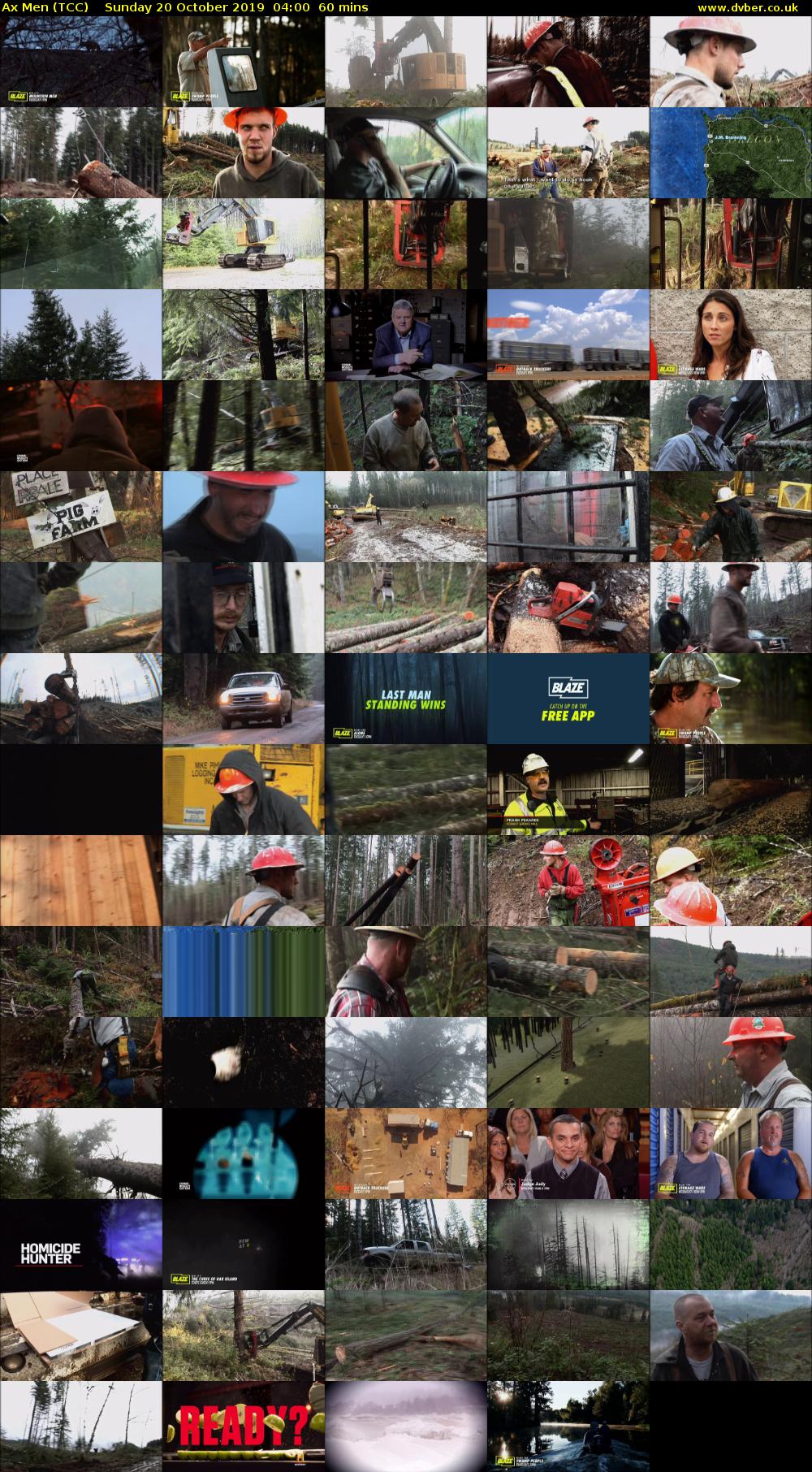 Ax Men (TCC) Sunday 20 October 2019 04:00 - 05:00