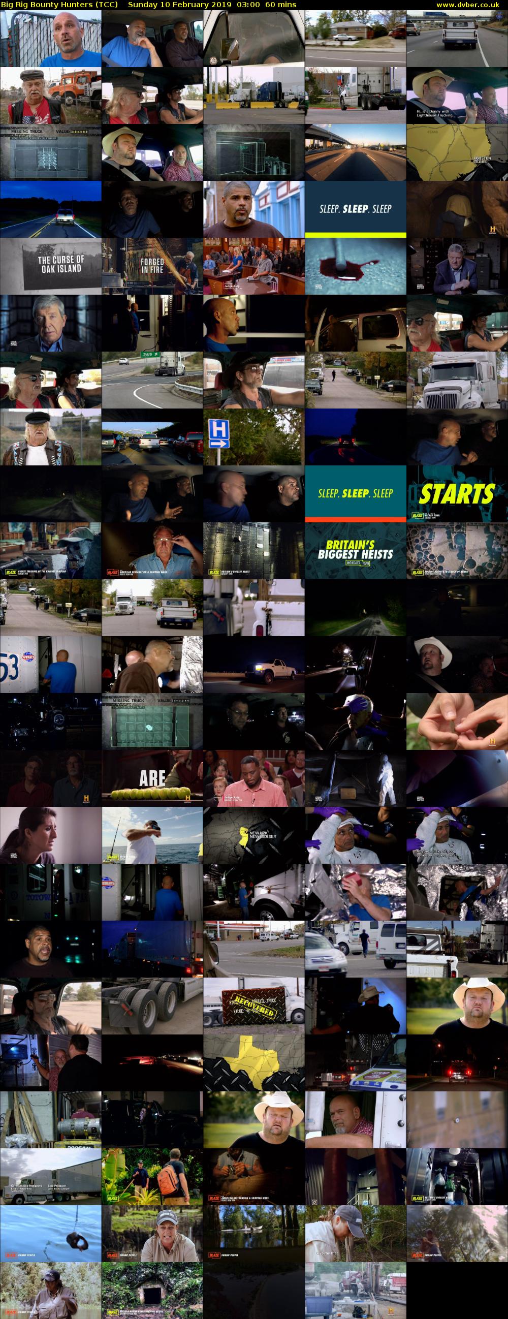 Big Rig Bounty Hunters (TCC) Sunday 10 February 2019 03:00 - 04:00
