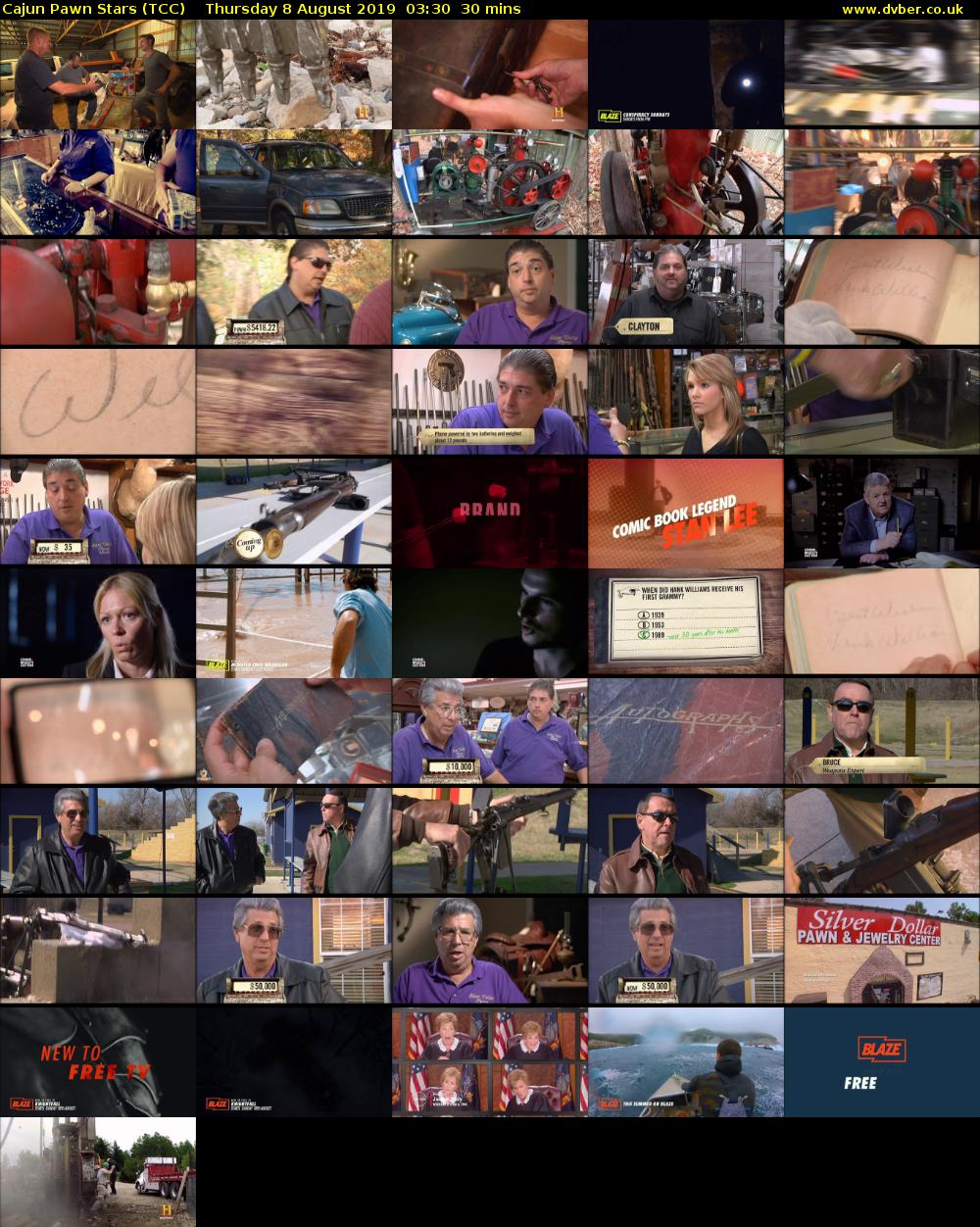 Cajun Pawn Stars (TCC) Thursday 8 August 2019 03:30 - 04:00