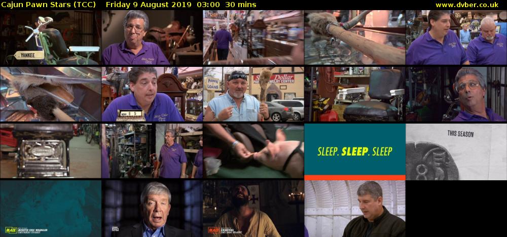 Cajun Pawn Stars (TCC) Friday 9 August 2019 03:00 - 03:30